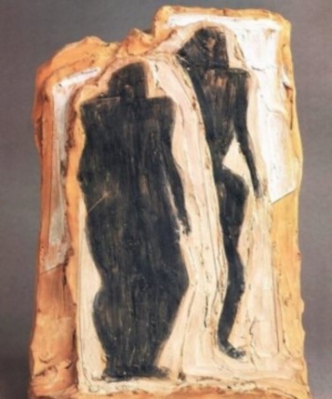 Figure Nere by Lucio Fontana